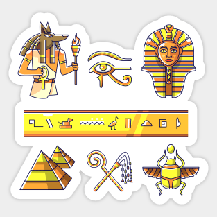 Egyptian Symbol Sticker